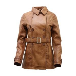 Caramel Heritage Trench Jacket
