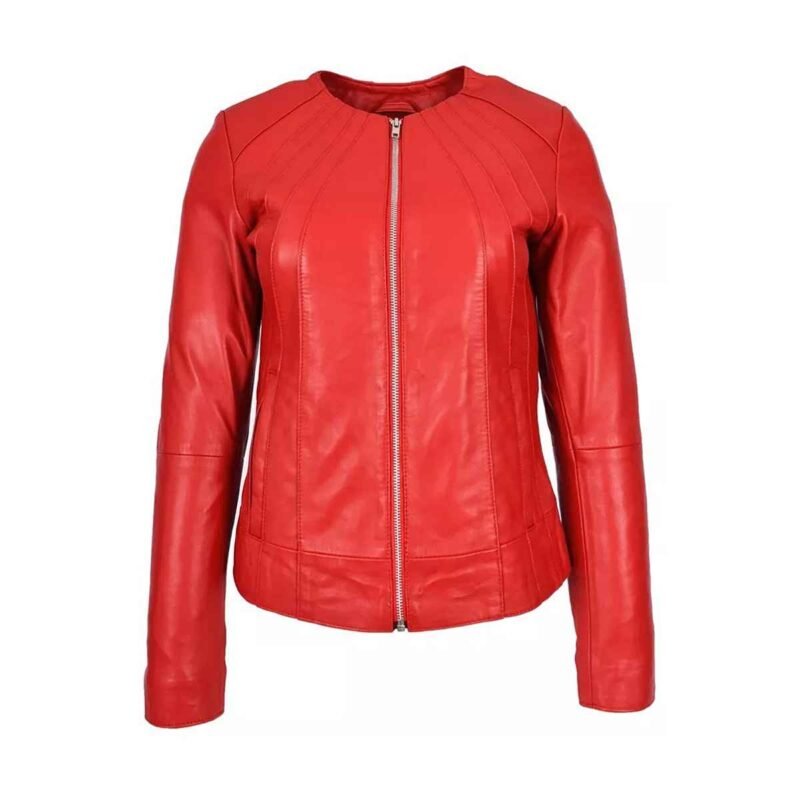 Onyx Moto women’s leather jacket — front (SBWJ-00003)