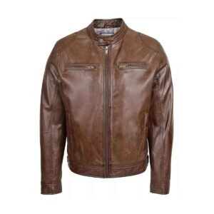 Heritage Brown Racer Jacket