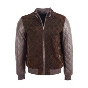 Heritage Quilted Suede Bomber