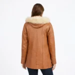 Noir Prestige Tailored Leather Coat