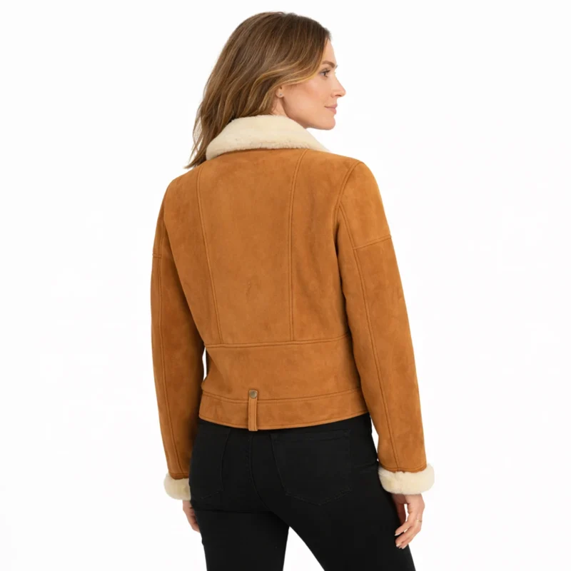 Noir Supreme Contemporary Aviator Shearling Jacket