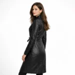 Regal Shadow Classic Leather Coat