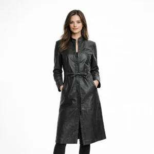 Regal Shadow Classic Leather Coat